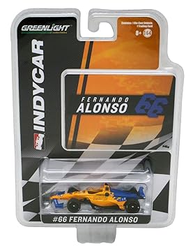 【クリックで詳細表示】[ GREENLIGHT ] 1/64 グリーンライト INDY500 2019 McLaren レーシング フェルナンド・アロンソ