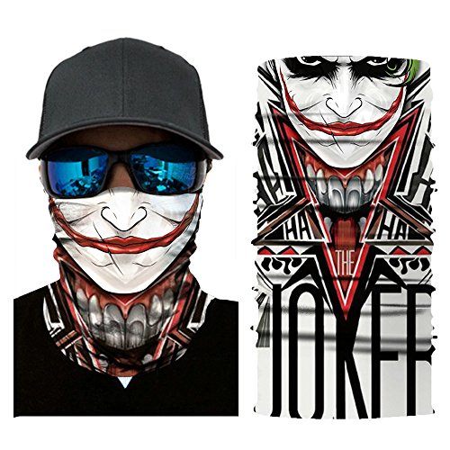 Shybuy 3D Aniamls Cycling Face Mask Motorcycle Head Scarf Neck Warmer Ski Balaclava Headband (C)