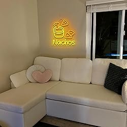 LookLight Nachos Neon Sign,Cheesy Delight Neon