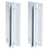 2 Pcs 6" Direct Sign Holder, 1/4" Substrate, for Coridor and Mailbox | Aluminum alloy 6063