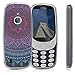 kwmobile TPU Silicone Case for Nokia 3310 3G 2017 / 4G 2018 - Crystal Clear Smartphone Back Case Protective Cover - Indian Sun Blue/Dark Pink/Transparent
