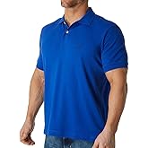 Nautica Mens Classic Fit Short Sleeve Solid Soft Cotton Polo Shirt