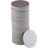 uxcell 3-Inch Sanding Sponge Hook and Loop Sanding Disc Wet/Dry for Car Wood Drywall Metal Brown Corundum 800-1000 Grit 30 Pc