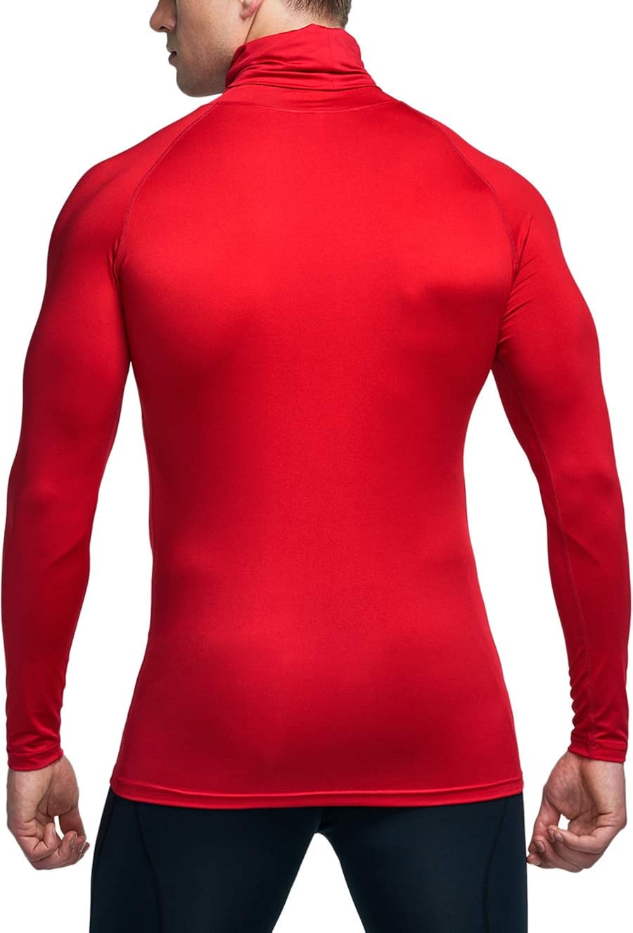 Athletic Workout Shirt ATHLIO Mens Fit Mock Long Sleeve Compression