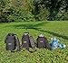 OYATON 32oz Insulated Water Bottle Carrier With Strap, Black, Fits 32oz Bottles, Walking Travel Hiking, With Pocket and Handle