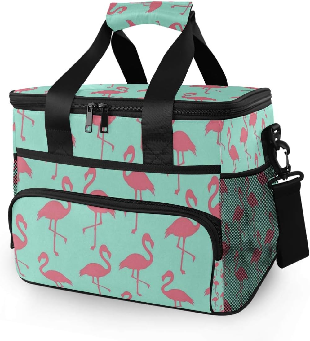 flamingo cooler on wheels
