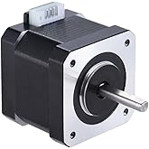 JoyNano Nema 17 Stepper Motor Bipolar 1.7A 40N.cm Holding Torque 2-Phase 4-Wire 1.8 Deg 42x42x40mm Body for 3D Printer or CNC
