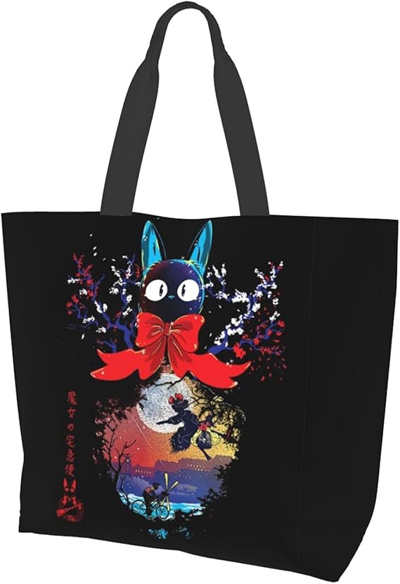 Kiki'S Delivery Service Jiji Tote Bag Women'S Reusable Big