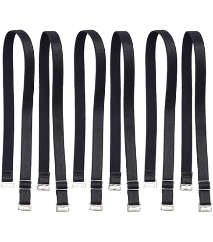 Uxcell 5 Pairs Adjustable Bra Straps - 0.5cm Width, Pink, Replacement Straps For Bras & Tops - View #6
