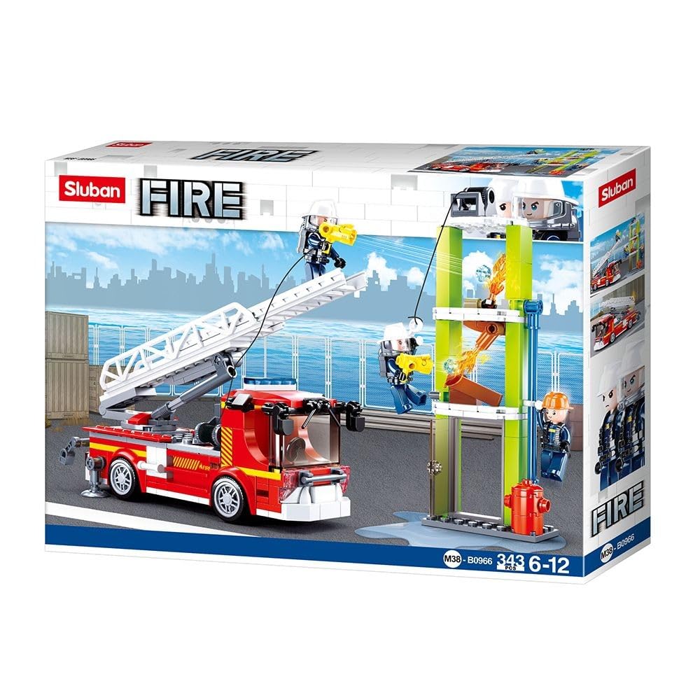 Sluban Clamping Building Blocks Swivel Ladder Training Set (343 Pieces)