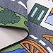 Ottomanson Jenny Collection Children's Educational Road Traffic Design Area Rug, 7'10