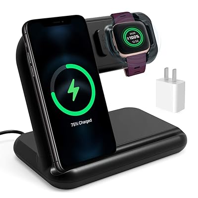 Charging Station Charge Versa Amazon Fitbit Versa And Iphone