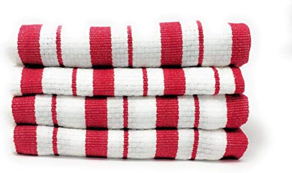 Photo 1 of Williams-Sonoma Classic Striped Towels, Set of 4 (Claret)