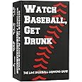 The Live Baseball Drinking Game - 260 Cards with a Mini Foam Baseball. Perfect for Parties, Group Game Day, Tailgating. Great Gift for Sports Fans