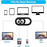 AOZUO 8PCS Webcam Cover Slider Strong Adhesive for Laptops Tablets Smartphones view 4