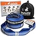 MalloMe XL Hammock Straps - Hammock Tree Straps Set (2 Strap Included 500 lbs Each) 26 Loops & 100% No Stretch Suspension System Kit Camping Hammocks Accessories - Carabiners NOT Included (Blue)