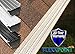 FlowGuard USA Made Professional DIY 5 Inch 50-Year Gutter Cover System - Matte - Aluminum Gutter Guards - 102 Feet - by FlexxPoint