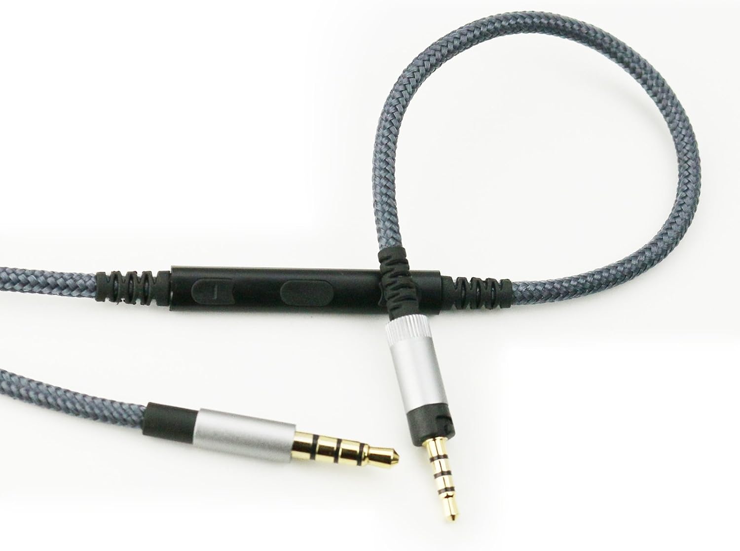 Audio Replacement Cable with in-Line Mic Remote Volume control Compatible with Sennheiser HD4.40, HD 4.40 BT, HD4.50 - Image 3