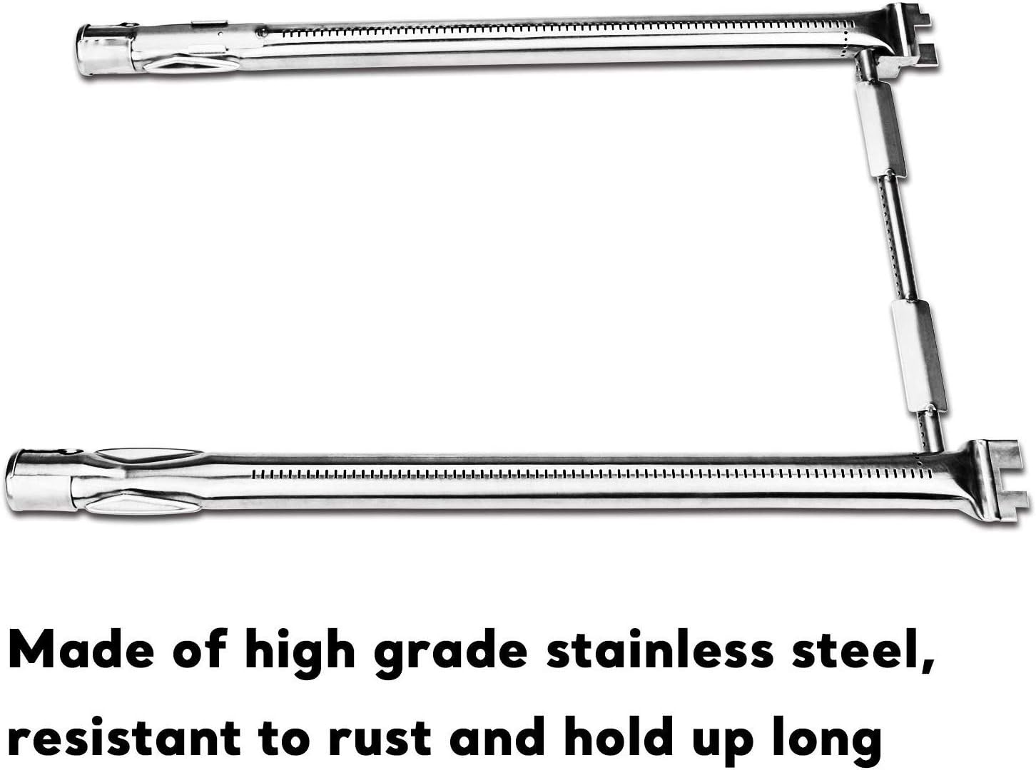 LOKHING 69785 45.7 CM Grill Burner Tubes for Weber Spirit 200 Series, Spirit E210 S210 E220 S220 Gas Grills with Up-Front Control (2013 Model Years and Newer), 304 Stainless Steel - Image 4