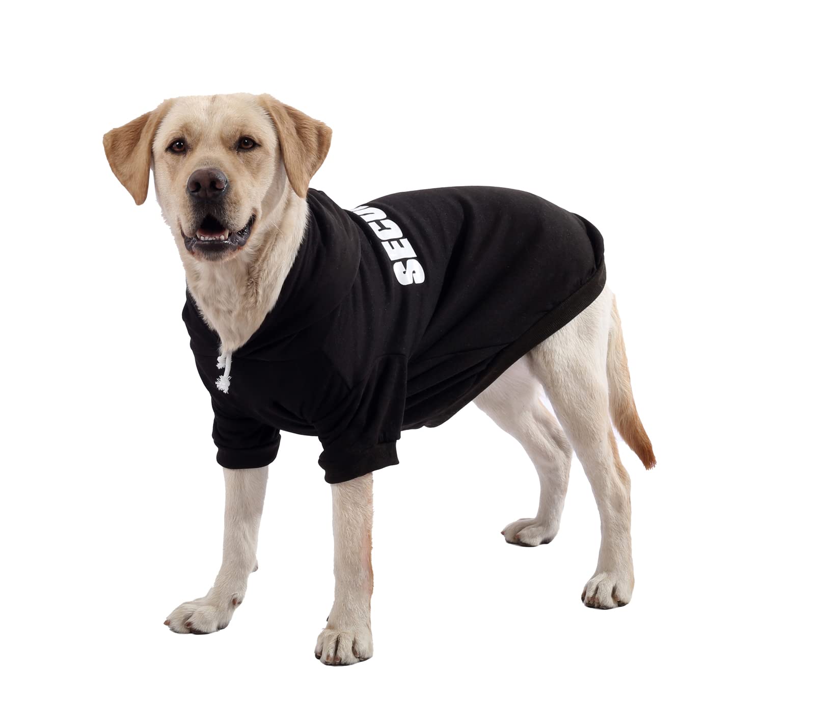 Dog Hoodie,Fashion Soft Cotton Pet Hoodie Hooded Clothes Warm Autumn Winter Coat T-Shirt Costume Apparel for Large Dogs (XX-Large, Black)