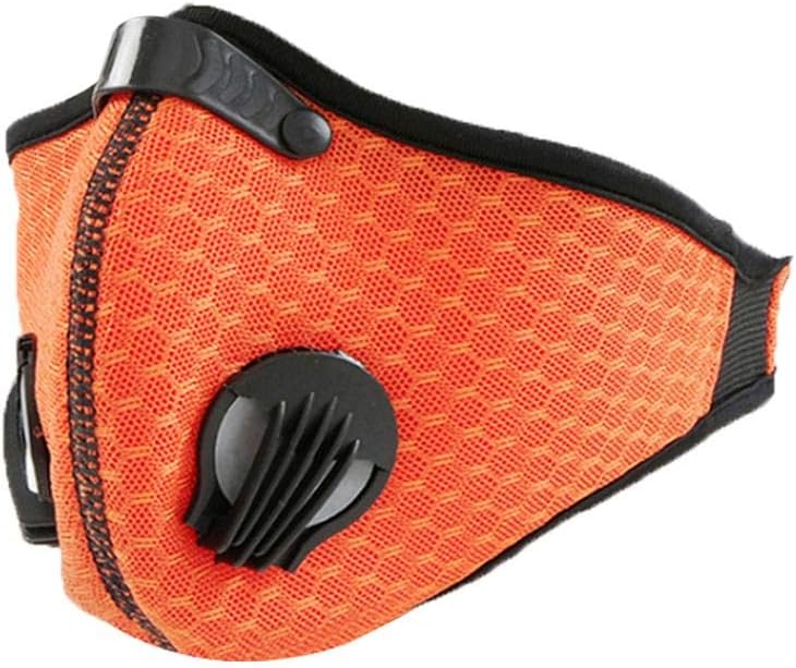 Liefe Mouth M.%a.$s.#k,Reusable Dust Face M.%a.$s.#k Earloop with Activated Carbon Filter and Valves for Allergy, Woodworking, Mowing, Outdoor Activities