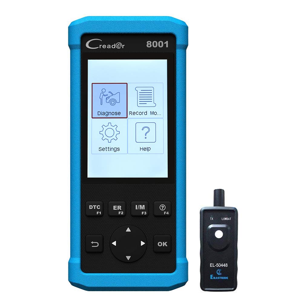 LAUNCH Creader 8001 Auto Diagnostic Scan Tool OBDII OBD2 ABS SRS Scanner  Code Reader Oil/