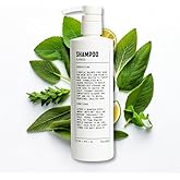 Blu Atlas Men's Natural Shampoo – Organic, Sulfate-Free, Paraben-Free – Deep Cleansing & Hydrating – Classic Scent (Bergamot, Sage, Patchouli) – Made in America– 16 oz