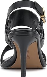 Vince Camuto Women's Frena Heeled Sandal, Black, 11