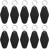 PATIKIL Vintage Motel Keychain, Blank Hotel Keychains Key Tag,