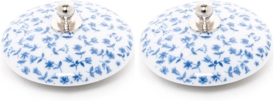 Tapón Lavabo, bañera y Bidet Universal Decorado 2 uds Porcelana Tapiz