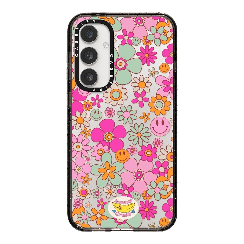 CASETiFY Impact Case for Galaxy S23 FE - Groovy Pattern Clear - Clear Black Image