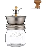 Kilner Seasoning Grinder 250 ml Glass Jar with Ceramic Grinder for Salt, Pepper, Herbs and Spices