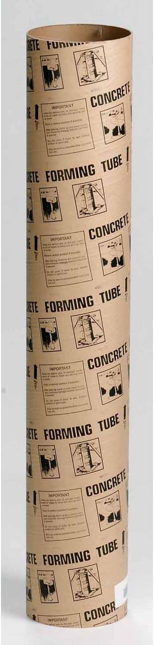 12x4 Concrete Form Tube Pack Of 3 Amazon Co Uk Diy Tools