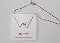 Happiness Boutique Collana Minimal Oro Rosa Con Cuore | Catenina Delicata Anallergica | Senza Nichel E Piombo | Regalo