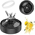 7 Fins Ninja Blender Blade Replacement, Ninja Blender Parts Compatible with Ninja BL487T_30, BL2012, BL2013, NN101, CT680SS, for Ninja Blender Cups 24oz 32oz Blender 7-Fins Extractor Blade Assembly