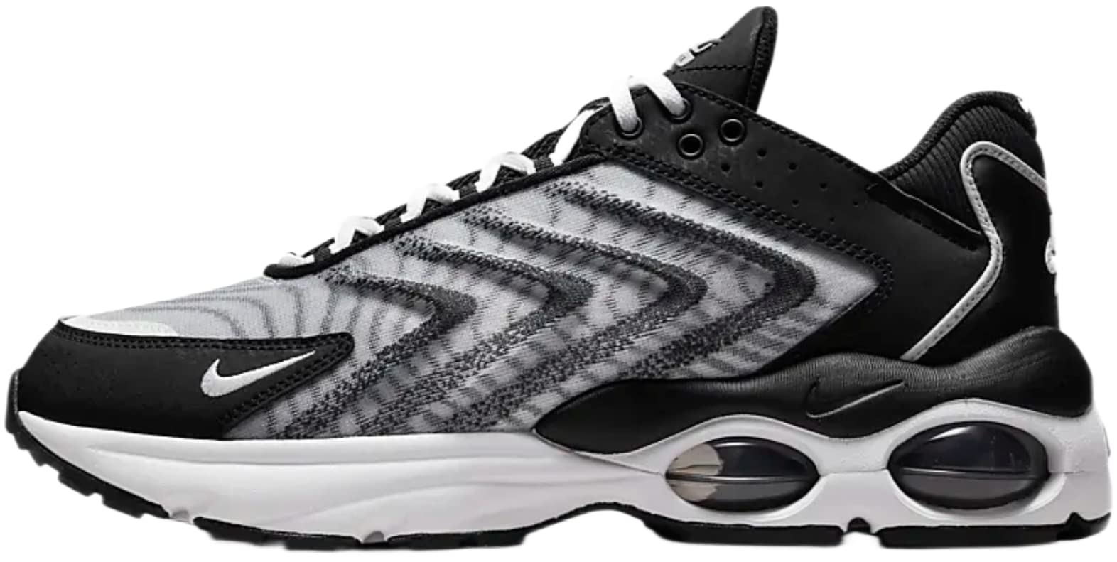 NIKE Men's Air Max Tw Shoes, Black Black Gum Light