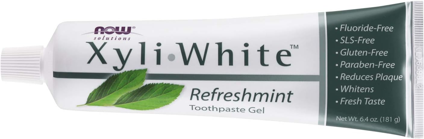 NOW Xyliwhite Refreshmint Toothpaste Gel, No Color, 181 g (Pack of 1) - Image 4