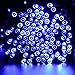 Flacchi Solar String Lights, 72ft 200 LED Fairy Christmas Lights, 8 Modes Ambiance Lighting for Outdoor, Patio, Lawn, Landscape, Garden, Home, Wedding (Blue) (F002)