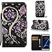 Firefish Galaxy S7 Case,Durable Kickstand Wallet Case with Inner Silicone Bumper Cover Full Protective Flip Folio Shell Cover with Credit Card Holder for Samsung Galaxy S7-Purple