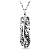 DOTOUJOUR Genuine Moonstone Feather Necklace for Women 925 Sterling Silver Oval Real Moonstone Pendant Necklace Feather Jewelry for Her Mom Wife