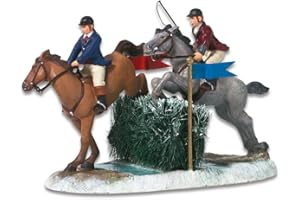 Department 56 Dickens Village The Steeplechase - Porcelain Brown Tabletop 3.5 Inches