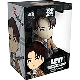 Youtooz Levi 4.5" Levi Figure from Attack on Titan Series, AOT Collectible Figure Attack on Titan Collection