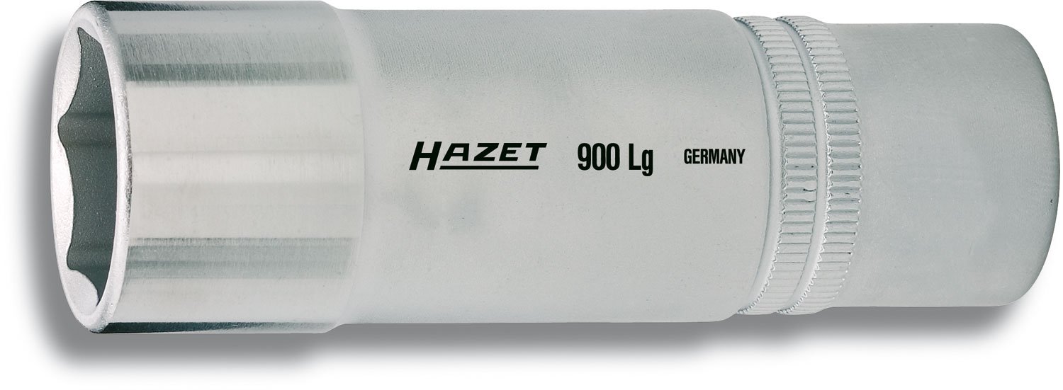 HAZET 900LG-14 85 mm 6-Point Hexagon Traction Profile Socket - Chrome-Plated/Polished