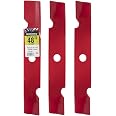 3-Pack High Lift Mower Blades 48" For Exmark - Replaces 103-6401, Made In USA