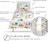 Bloomsbury Mill Cot Bed Duvet Cover Set 120x150 Construction Diggers view 4