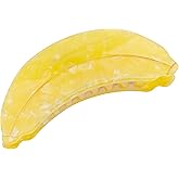 Vovii Banana Claw Clips, Stylish Women's Fruit Claw Clip for Thin Hair Small Claw Clips for Women Fashionable Hair Accessory deal for Girls