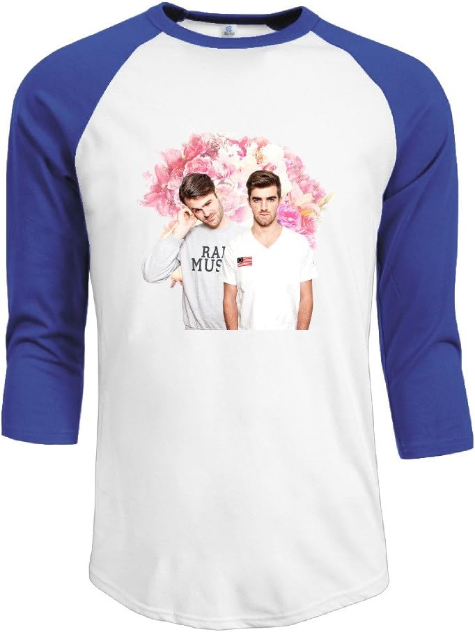 MAYOYIAII Men's The Chainsmokers 3/4 Sleeve Baseball T Shirts