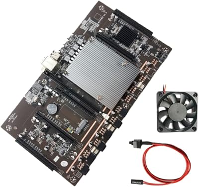 Zunedhys X79 H61 BTC Mining Motherboard 5X PCI-E 8X Fan LGA 2011 DDR3 32G 60mm