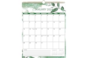Tiankool 2024-2025 Wall Calendar, Jan 2024 - June 2025 Wall Calendar, Monthly Calendar with Thick Paper for Planning and Organizing for Home or Office, 11.5 x 14.5 Inches - Vertical