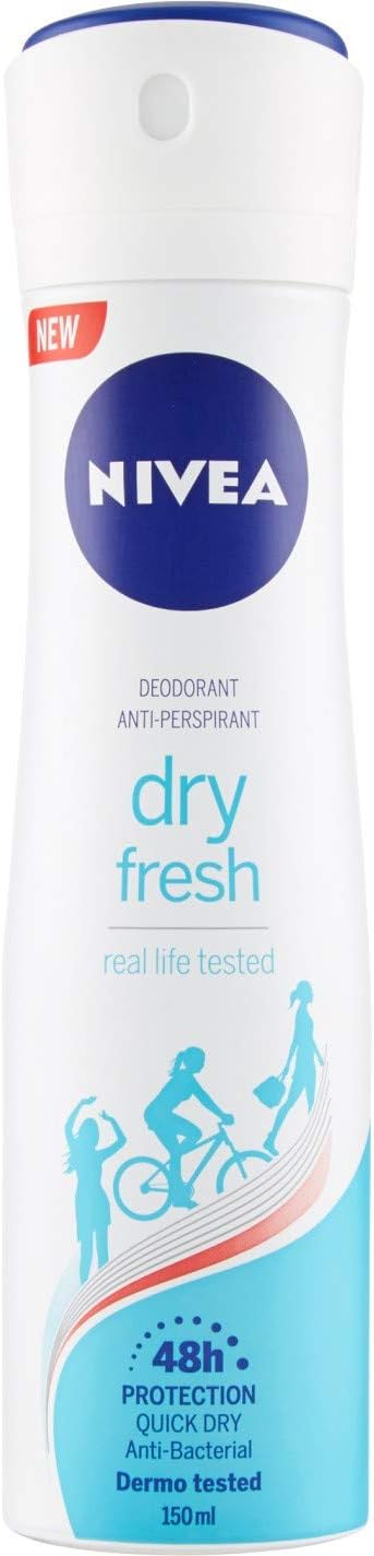 deodorant anti persirant dry fresh 150 ml, Bianco, 150 ml (Pack of 1)